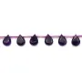 Améthyste Goutte Plate 7x10mm x 40cm (33 pcs)