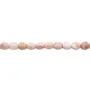 Opale rose ovale 8x10mm x 40cm