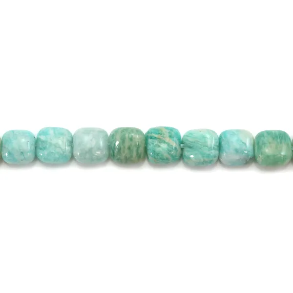 Amazonite carré 8.5mm x 40cm