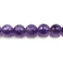Améthyste Ronde Facette 14mm x 40cm