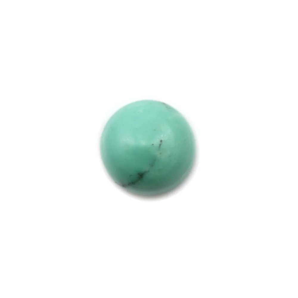 Cabochon Turquoise  Ronde 4mm x 1pc