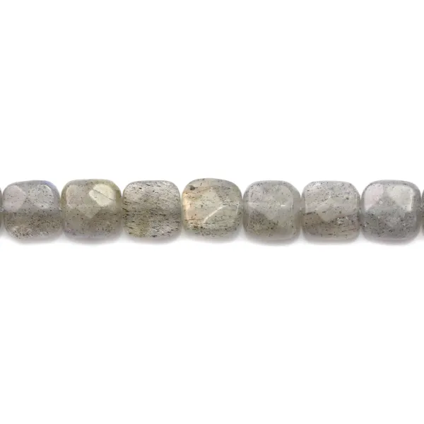 Labradorite carré facette 6mm x 40cm