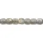 Labradorite carré facette 6mm x 40cm