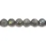 Labradorite Ronde Facette 12mm x 2pcs