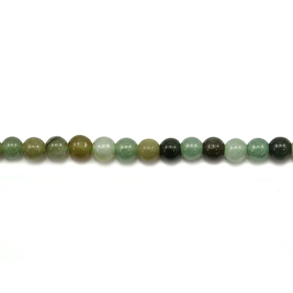 Jade nature rond 4mm x 40cm
