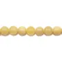 Jade miel rond 12mm x 5pcs