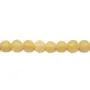 Jade miel rond 8mm x 10pcs