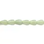 Jade jadeite goutte 5x8mm x 40cm