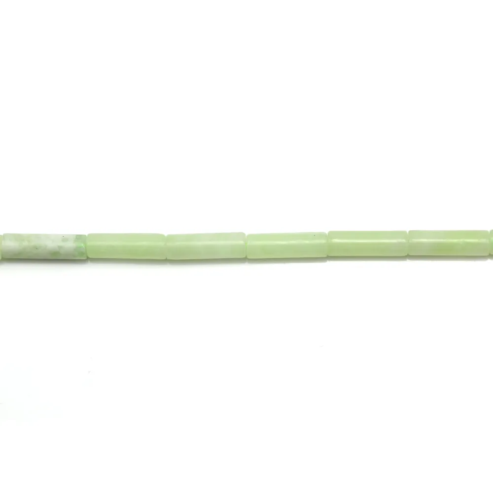 Jade nephrite tube 4x13mm x 40cm