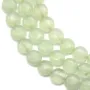 Jadeite vert ronde plate 8mm x 40cm