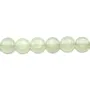 Jadeite vert ronde plate 8mm x 40cm