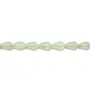 Jade jadeite goutte facette 5x8mm x 40cm