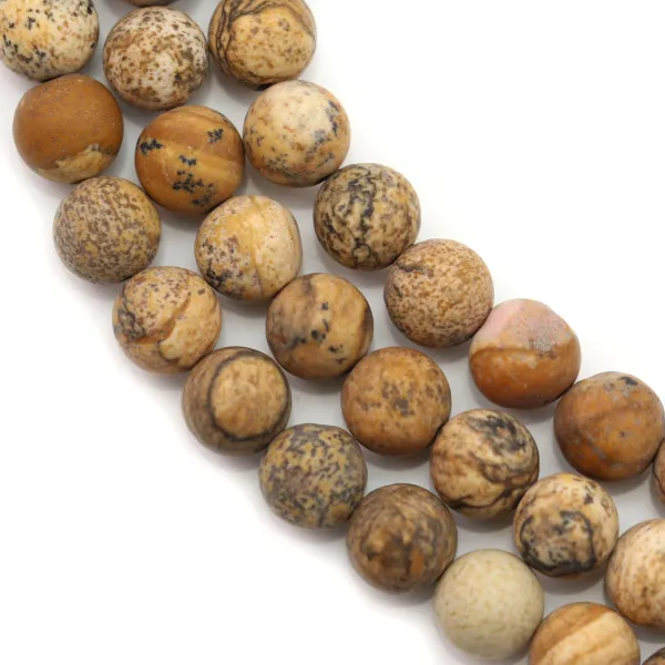 Jaspe mookaite ronde 6mm x 40cm