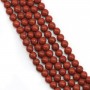 Red round jaspe 3mm x 40cm 