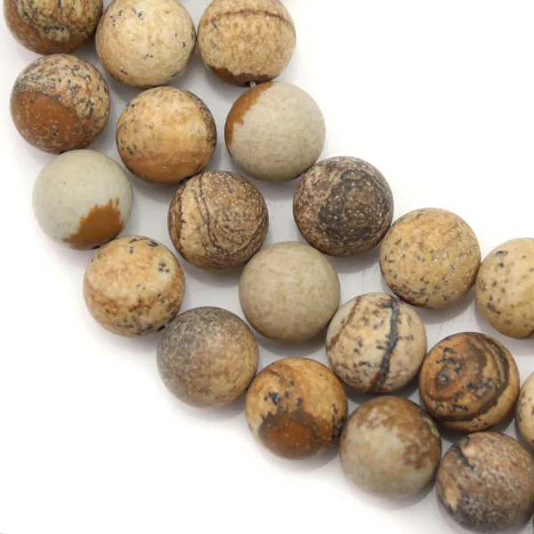 Picture mat jasper round 8mm x 40cm 