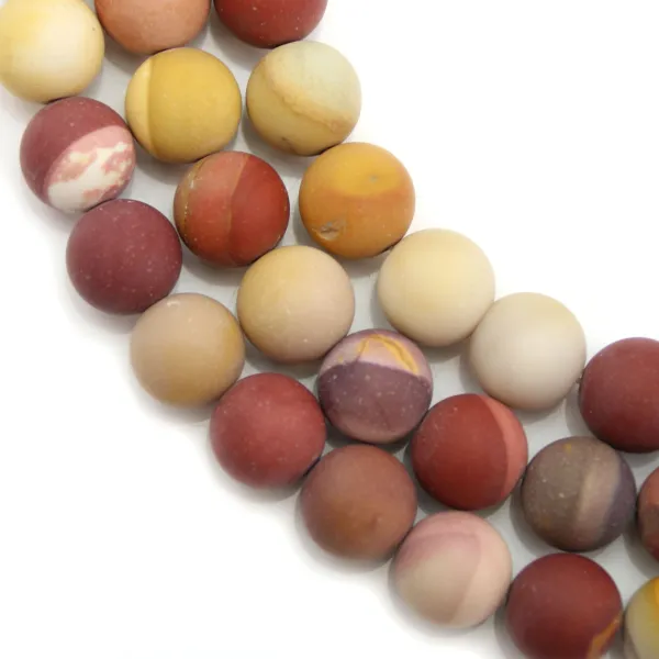 Jaspe mookaite ronde 8mm x 40cm