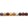 Mookaite jaspe round 8mm x 40cm 