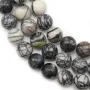 Jaspe picasso matte ronde 10mm x 40cm