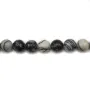 Jaspe picasso matte ronde 10mm x 40cm