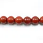 Jaspe Rouge Ronde 8mm x 40cm
