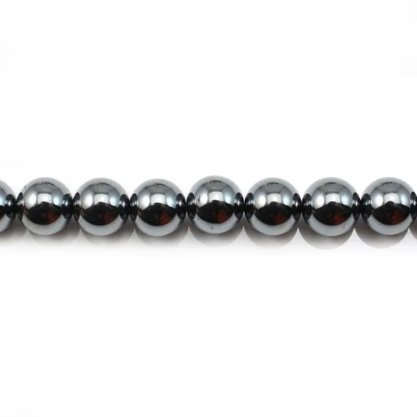 Hematite Ronde 6mm x 40cm 
