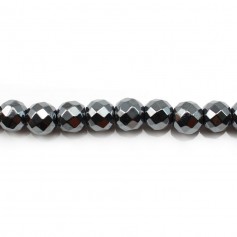 Hematite Faceted Round 3mm x 20 pcs