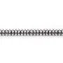 Hématite argenté rondelle 2x4mm x 40cm 