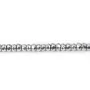 Hématite argenté rondelle facette 3x1.8mm x 40cm 
