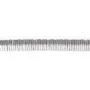 Hématite argenté carré lamelle 1x4mm x 40cm 