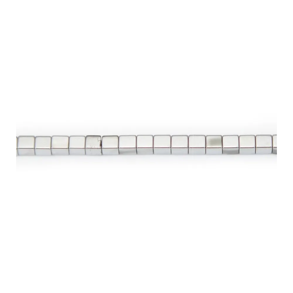Hématite doré cube carré 2mm x 20pcs