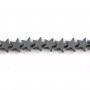Hématite étoile 6mm x 40cm