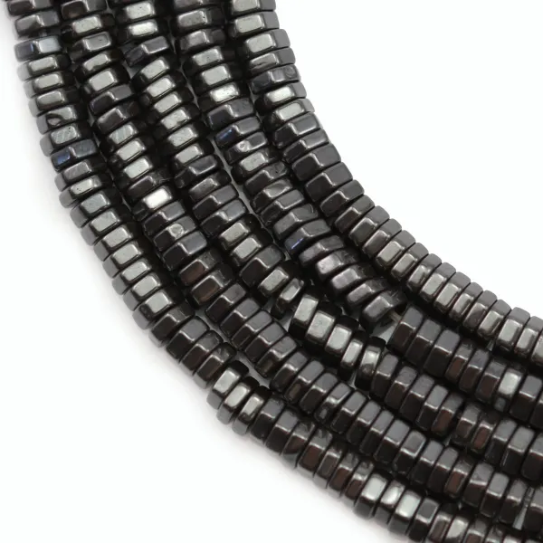 Hématite écrou 3x1mm x 40cm