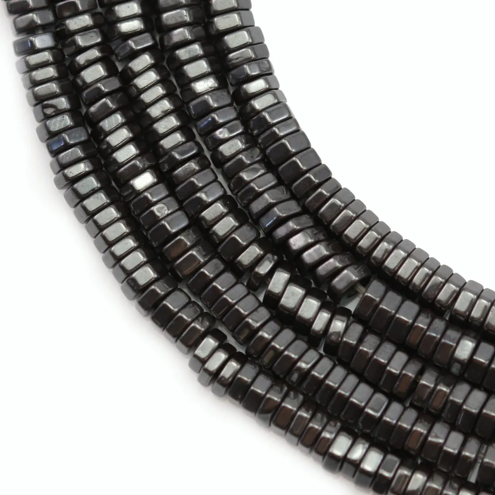 Hématite écrou 3x1mm x 40cm