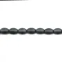 Hématite mate tonnelet 3x5mm x 40cm