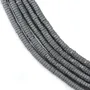 Hématite mate ecrou 3x1mm x 40cm