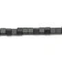 Hematite matte cube 3mm x 40cm