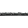 Hematite matte nut 3x1mm x 40cm