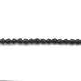 Hématite  mate ronde facette 2mm x 40cm