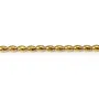 Hématite dorée tonnelet 3x5mm x 40cm 