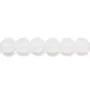 Cristal de roche ronde matte 8mm x 10pcs