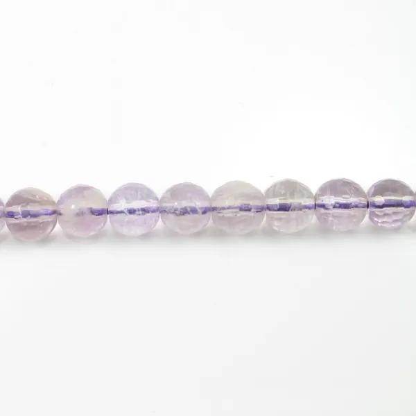 Amétrine ronde facette 6mm x 10 st
