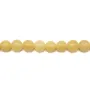 Jade miel rond 6mm x 20pcs