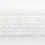 Cristal de roche rondelle facette 4x7mm x 40cm