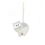 Nacre blanche en forme d'ours 12x13mm x 2pcs
