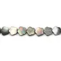 Nacre grise Fleur 18mm x 40cm