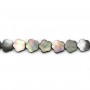  Gray Shell Flower 18 mm x  4 pcs