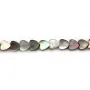 Nacre grise en forme de coeur 4mm x 20 pcs