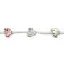 Gray mother-of-pearl duck 10x10mm x 2pcs