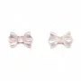 Nacre rose en forme de noeud papillon 9x14mm x 1pc