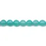 Amazonite peruana redonda 8mm x 4pcs